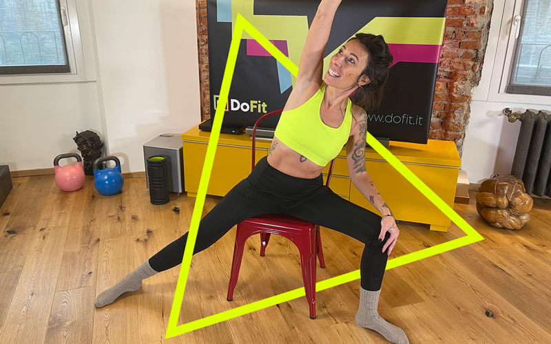 Pilates su sedia